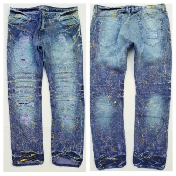 New ROBIN'S JEAN Slim Straight Jeans SZ 40 - Picture 1 of 8